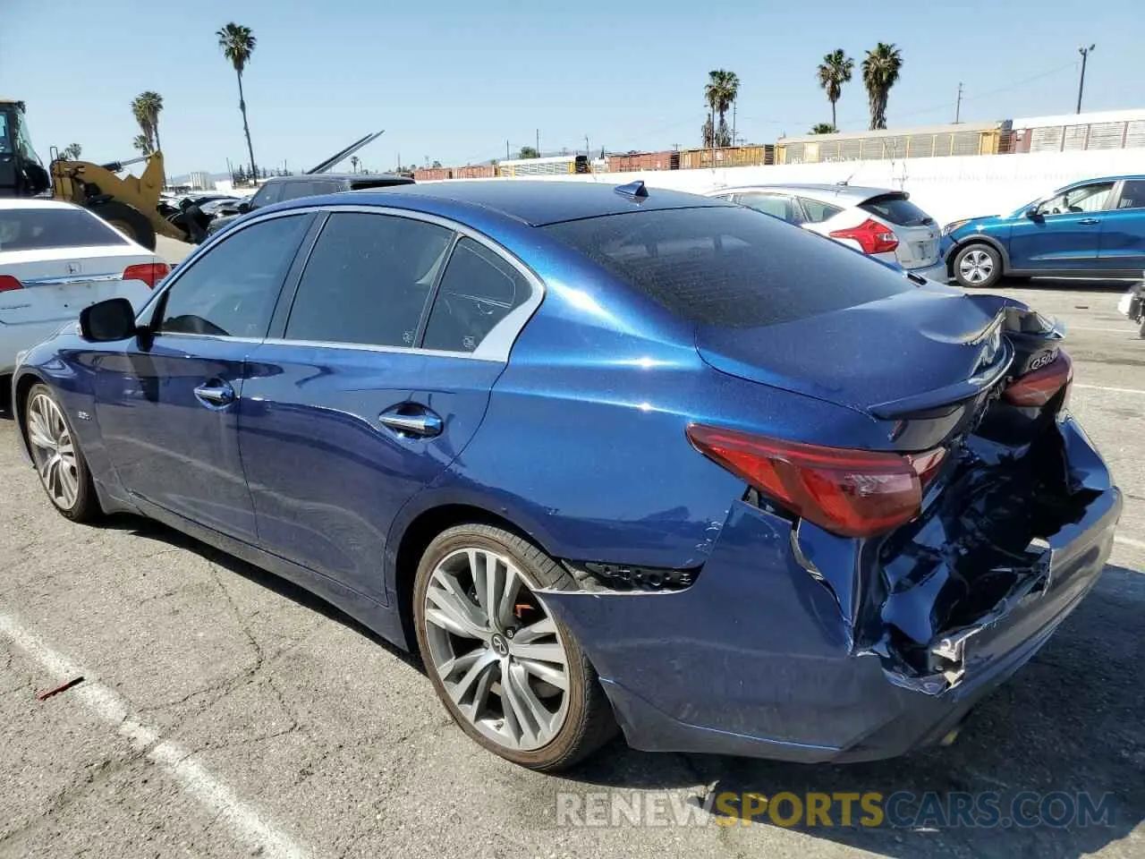 2 Photograph of a damaged car JN1EV7AP4LM208572 INFINITI Q50 2020
