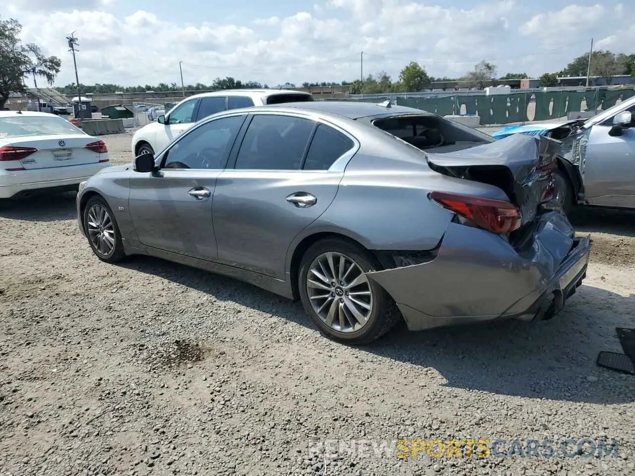2 Photograph of a damaged car JN1EV7AP5LM201002 INFINITI Q50 2020