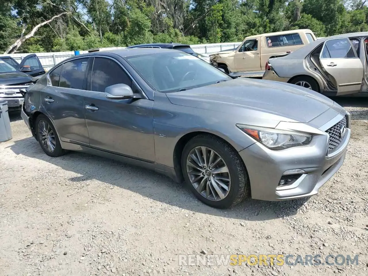 4 Photograph of a damaged car JN1EV7AP5LM201002 INFINITI Q50 2020