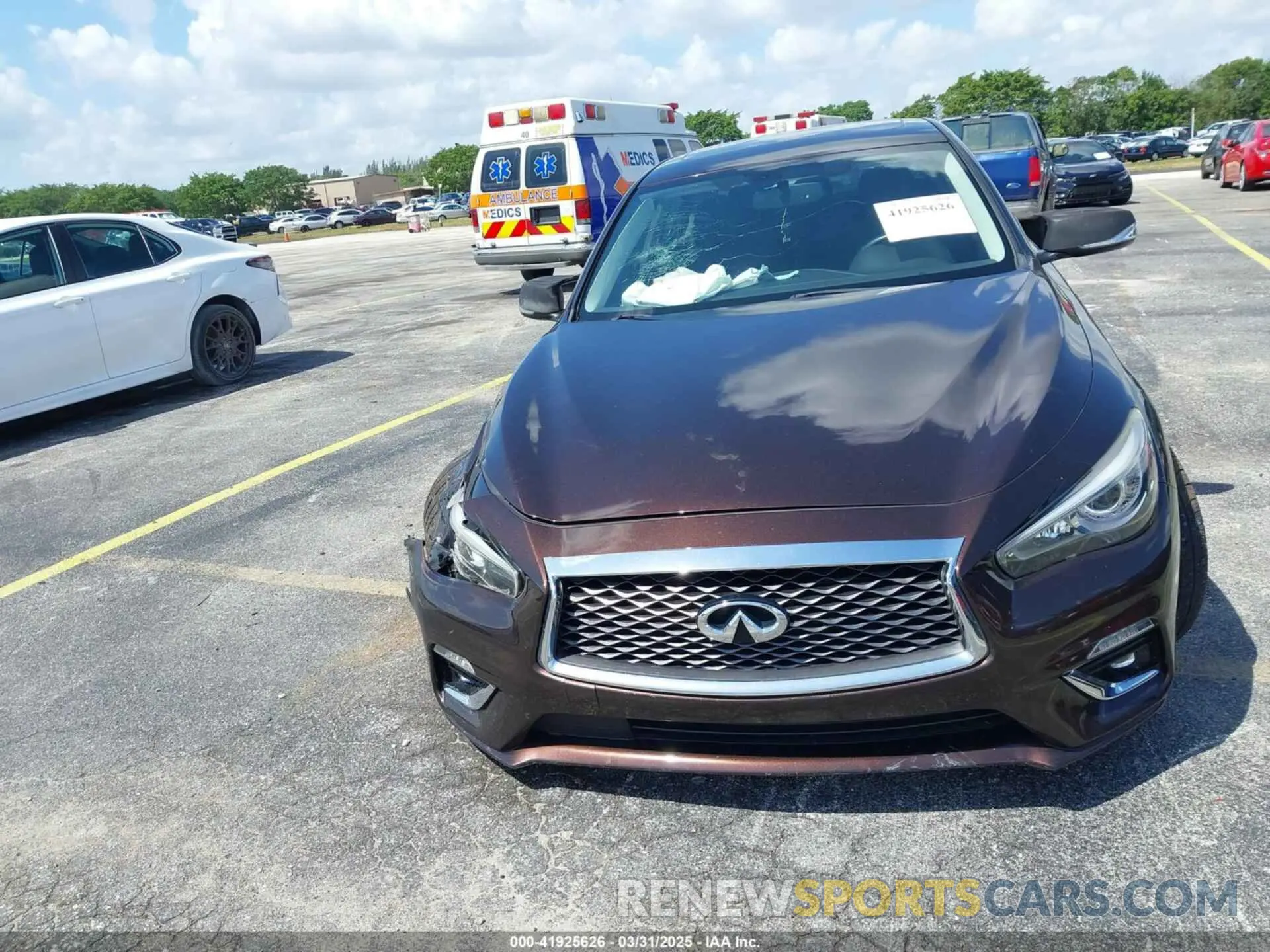 12 Photograph of a damaged car JN1EV7AP5LM204160 INFINITI Q50 2020