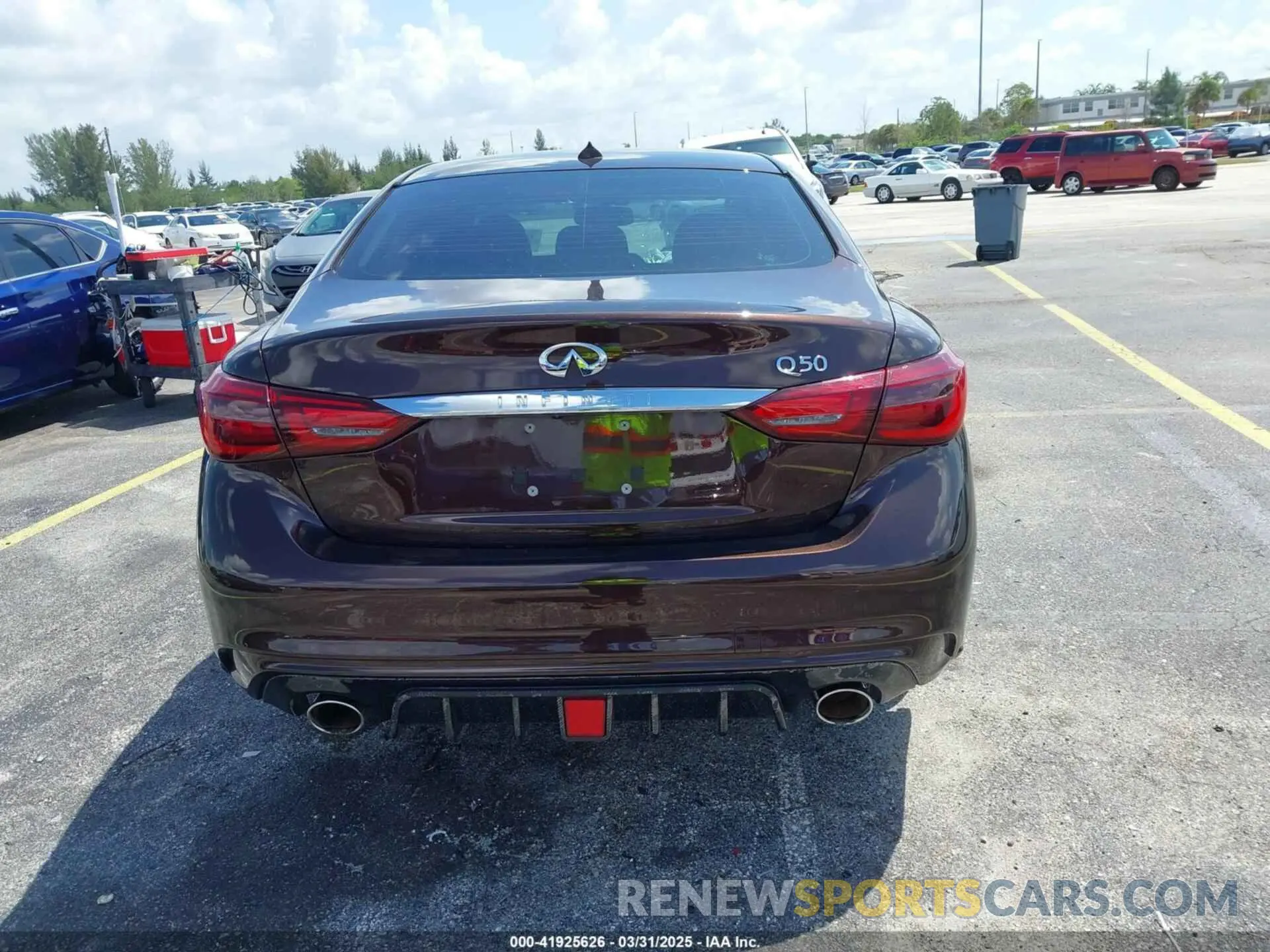 16 Photograph of a damaged car JN1EV7AP5LM204160 INFINITI Q50 2020