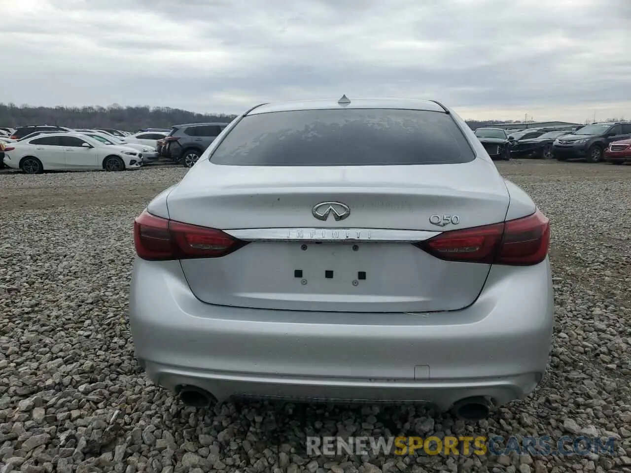 6 Photograph of a damaged car JN1EV7AP5LM206278 INFINITI Q50 2020