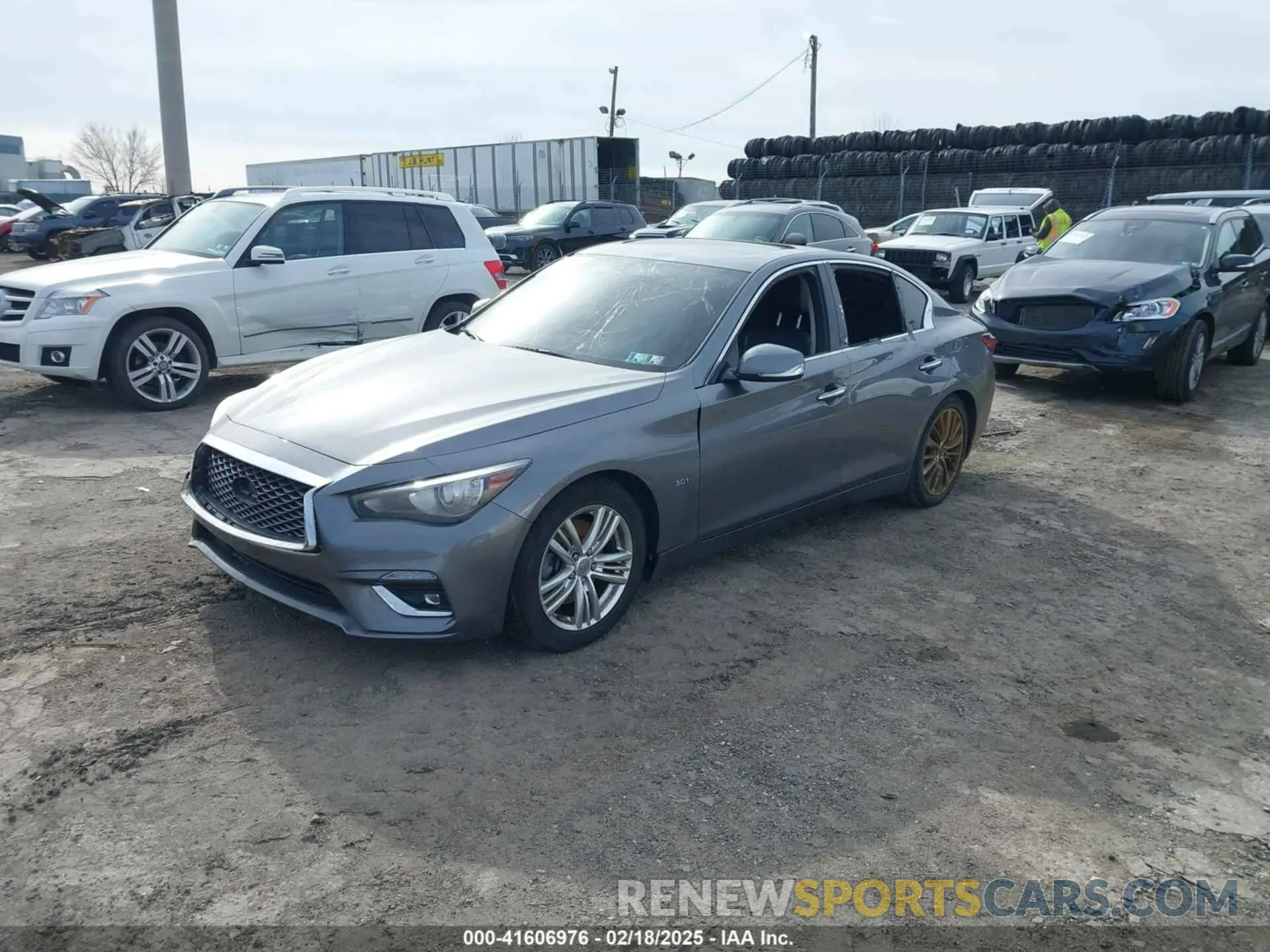 2 Photograph of a damaged car JN1EV7AP5LM206300 INFINITI Q50 2020