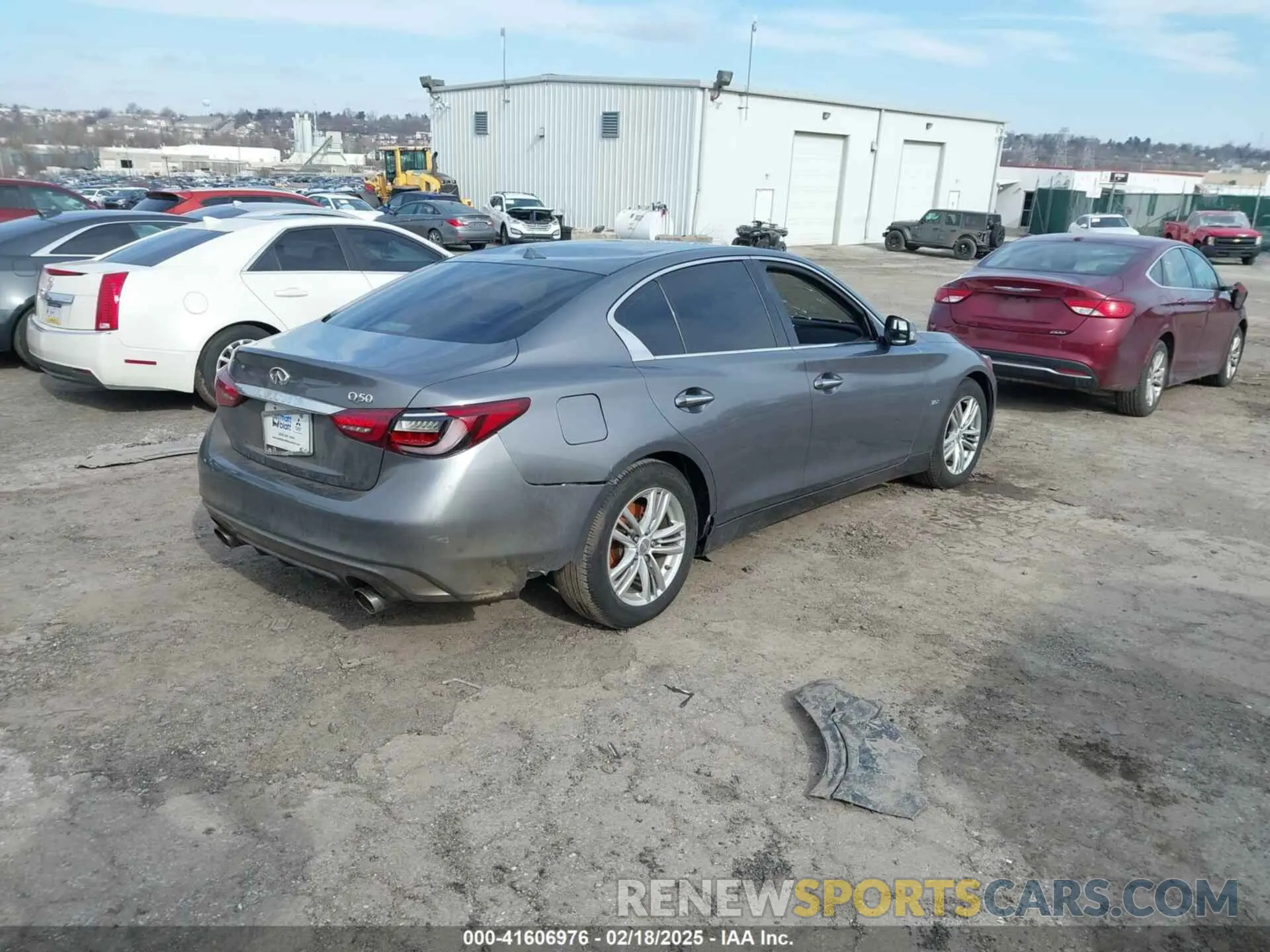 4 Photograph of a damaged car JN1EV7AP5LM206300 INFINITI Q50 2020