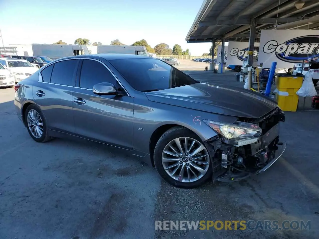 4 Photograph of a damaged car JN1EV7AP5LM208550 INFINITI Q50 2020