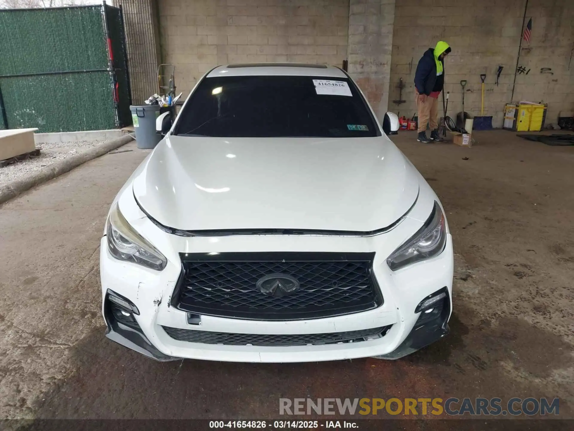 11 Photograph of a damaged car JN1EV7AP6LM204474 INFINITI Q50 2020