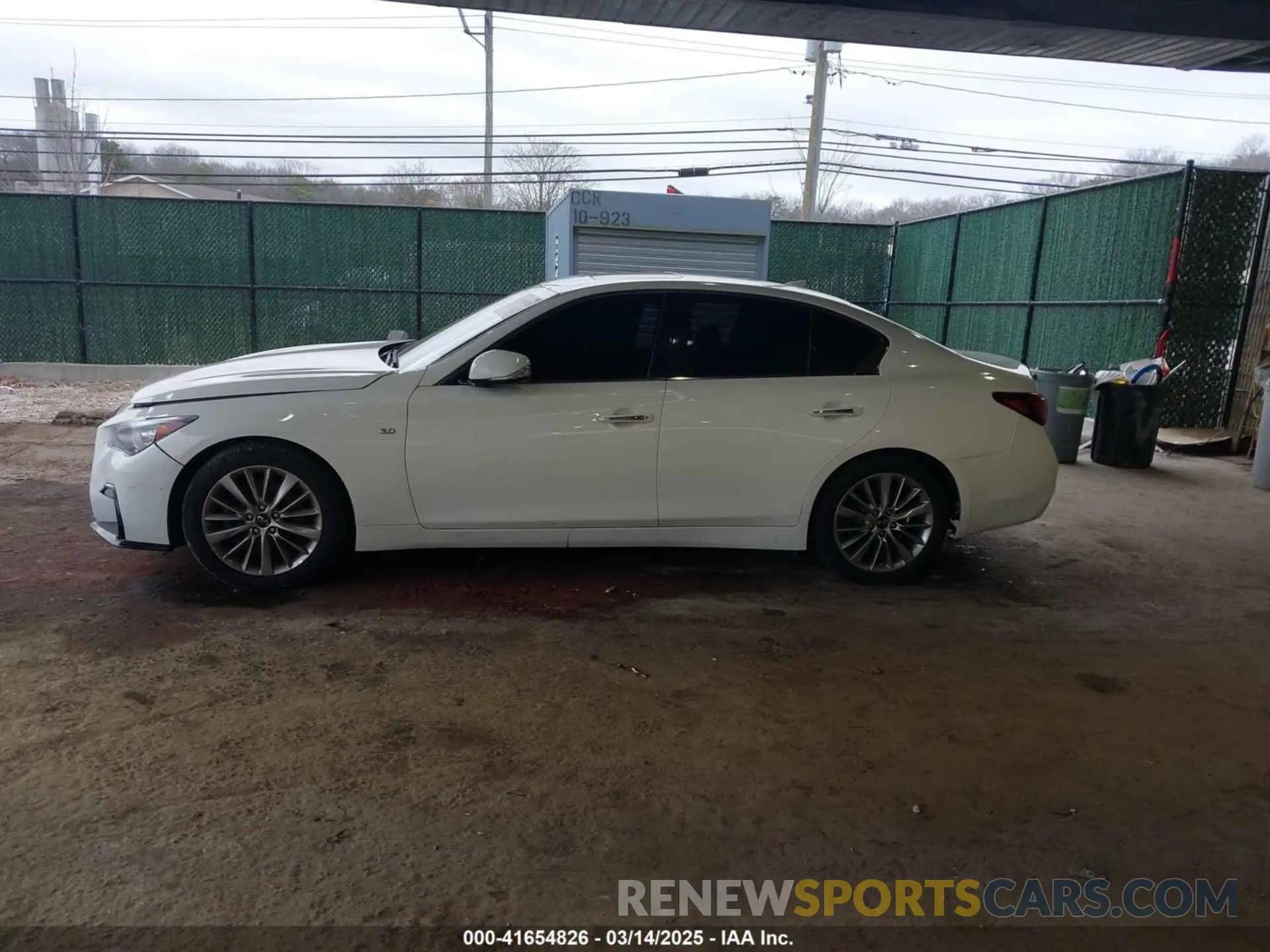 13 Photograph of a damaged car JN1EV7AP6LM204474 INFINITI Q50 2020