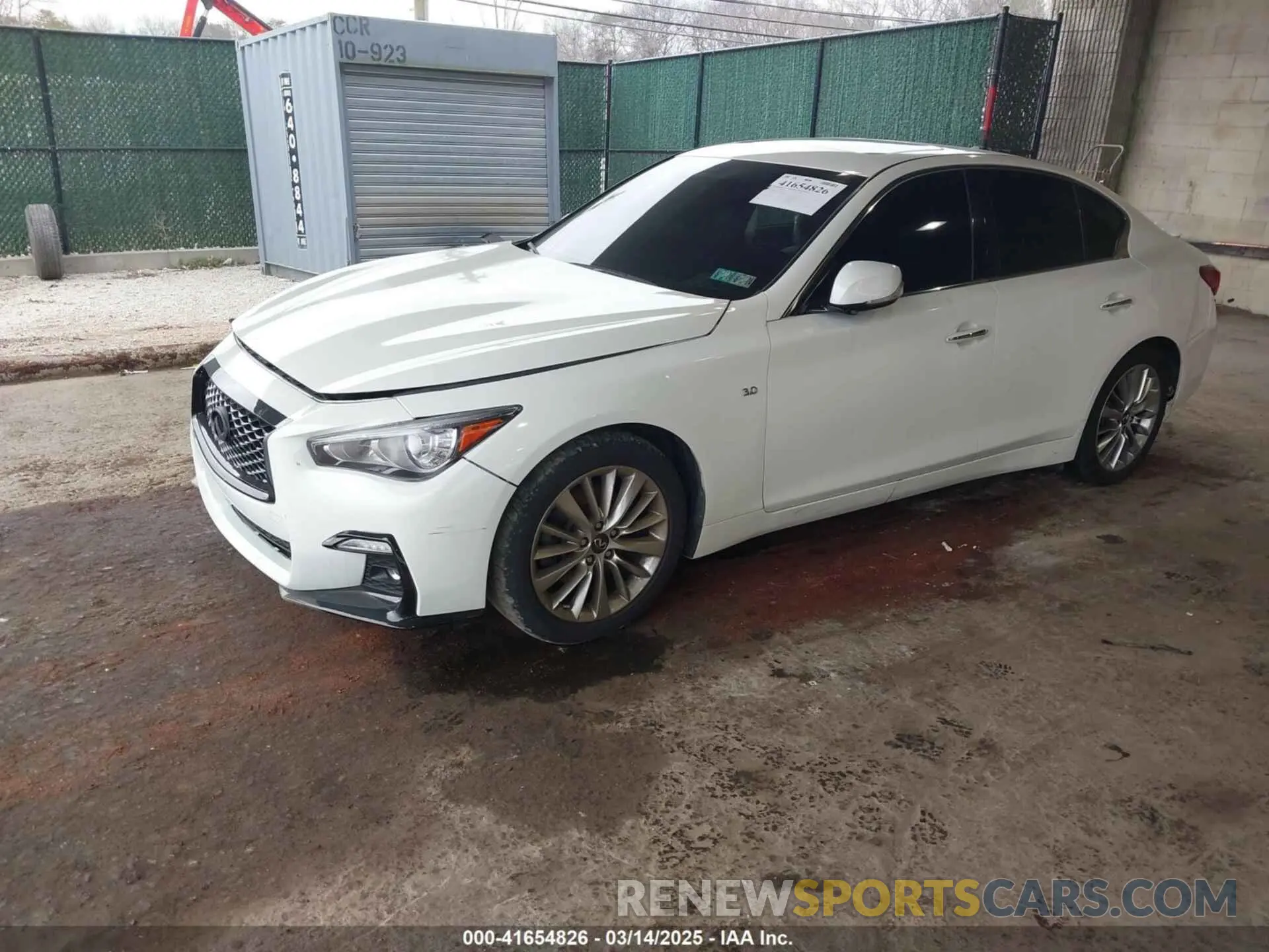 2 Photograph of a damaged car JN1EV7AP6LM204474 INFINITI Q50 2020