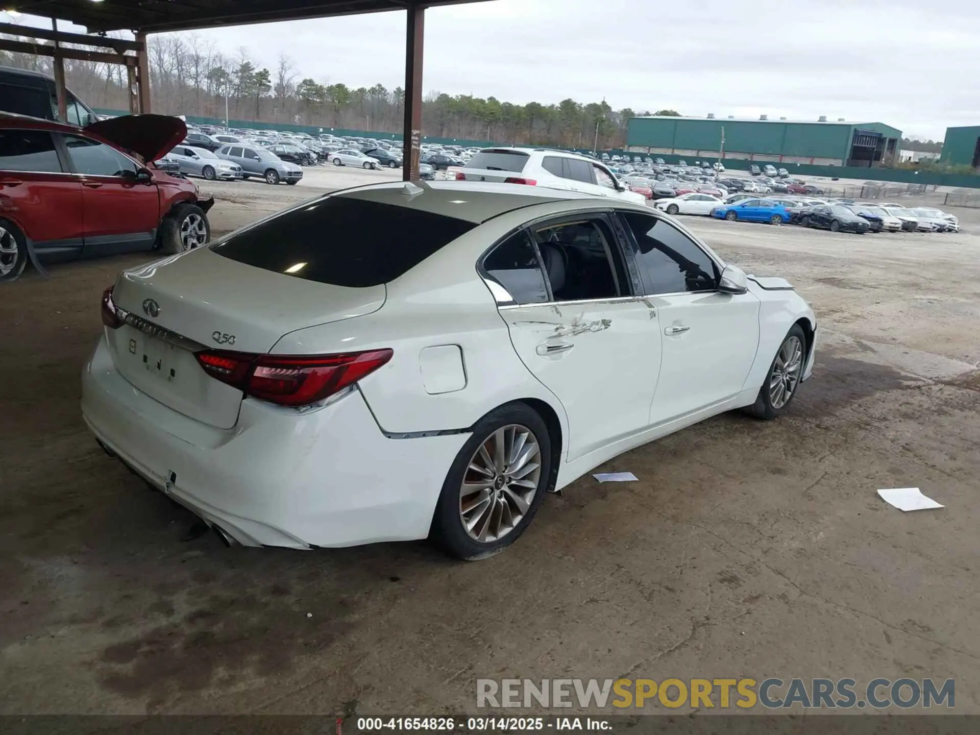 4 Photograph of a damaged car JN1EV7AP6LM204474 INFINITI Q50 2020
