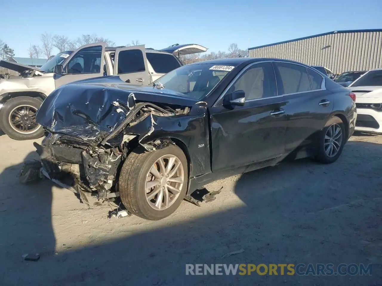 1 Photograph of a damaged car JN1EV7AP6LM205110 INFINITI Q50 2020