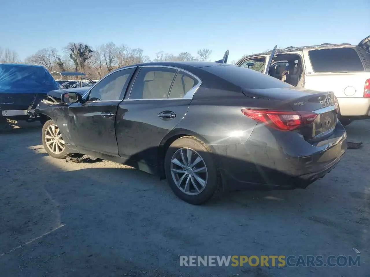 2 Photograph of a damaged car JN1EV7AP6LM205110 INFINITI Q50 2020
