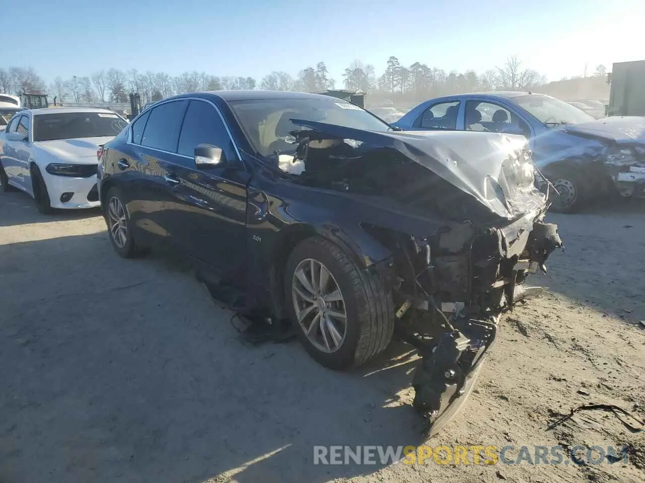 4 Photograph of a damaged car JN1EV7AP6LM205110 INFINITI Q50 2020