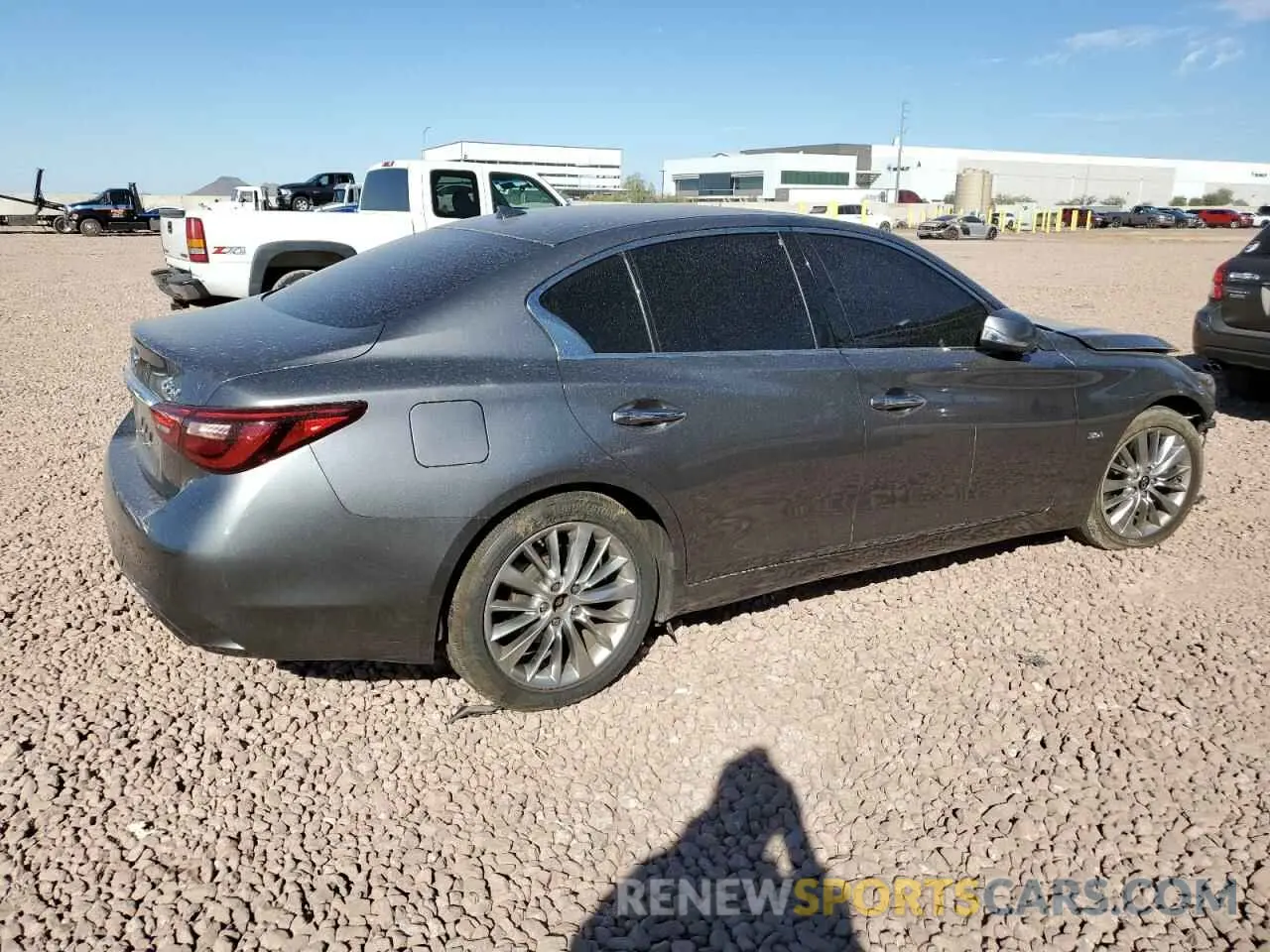 3 Photograph of a damaged car JN1EV7AP6LM205821 INFINITI Q50 2020