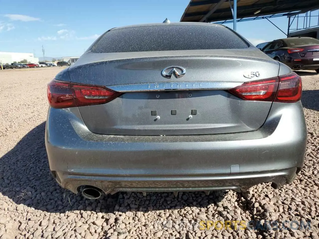 6 Photograph of a damaged car JN1EV7AP6LM205821 INFINITI Q50 2020