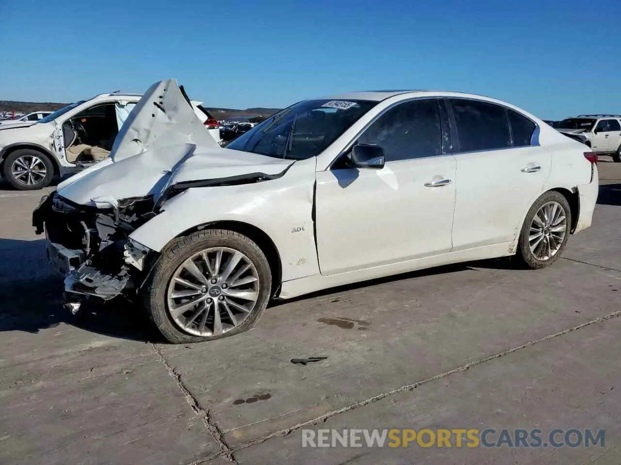1 Photograph of a damaged car JN1EV7AP6LM206273 INFINITI Q50 2020