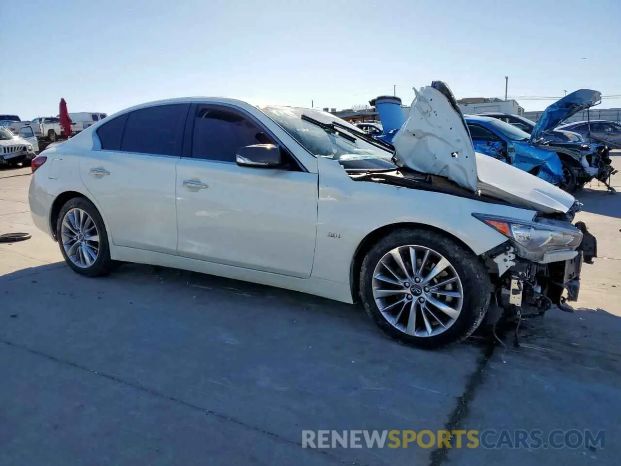 4 Photograph of a damaged car JN1EV7AP6LM206273 INFINITI Q50 2020