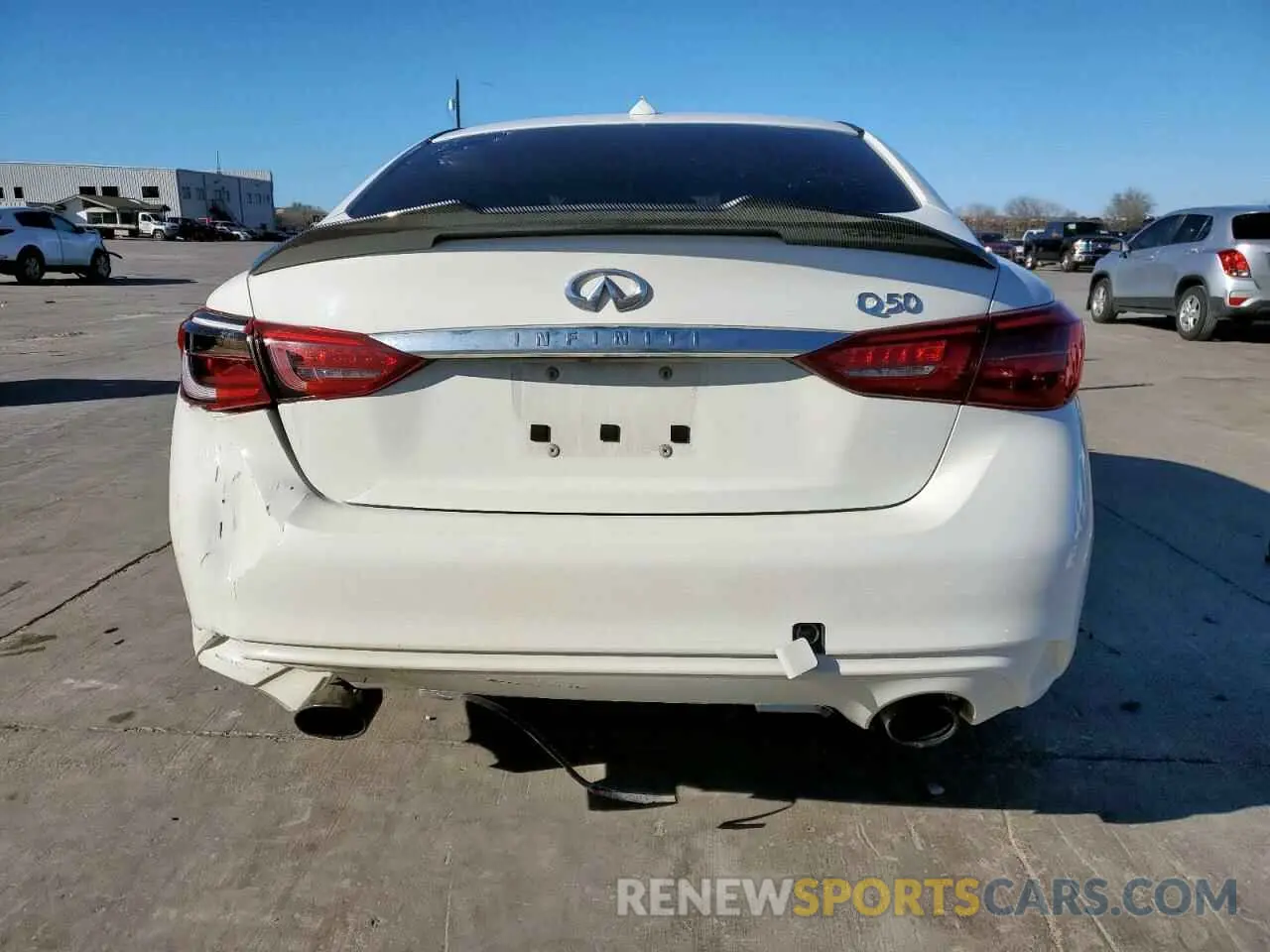 6 Photograph of a damaged car JN1EV7AP6LM206273 INFINITI Q50 2020