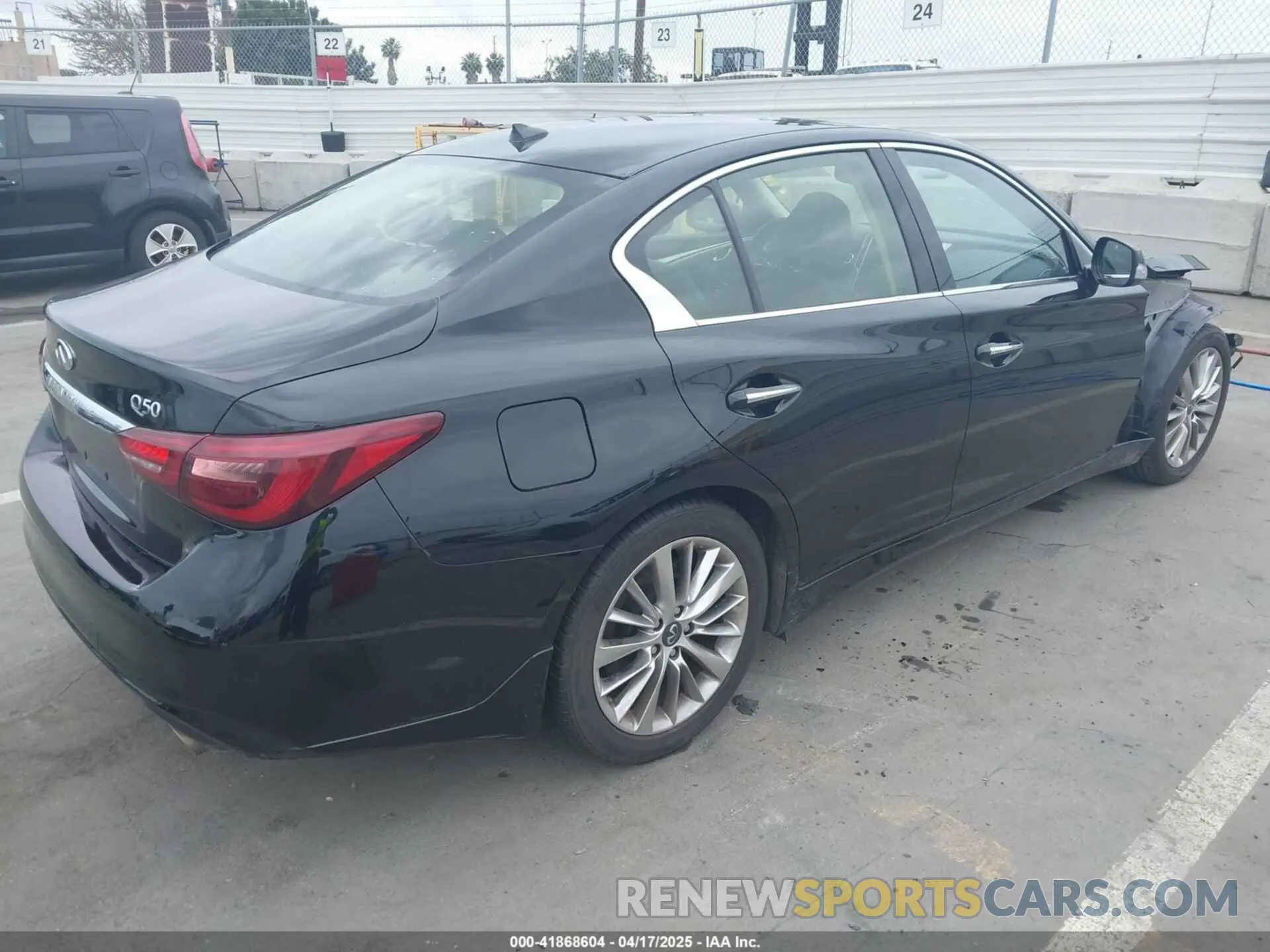 4 Photograph of a damaged car JN1EV7AP6LM206614 INFINITI Q50 2020