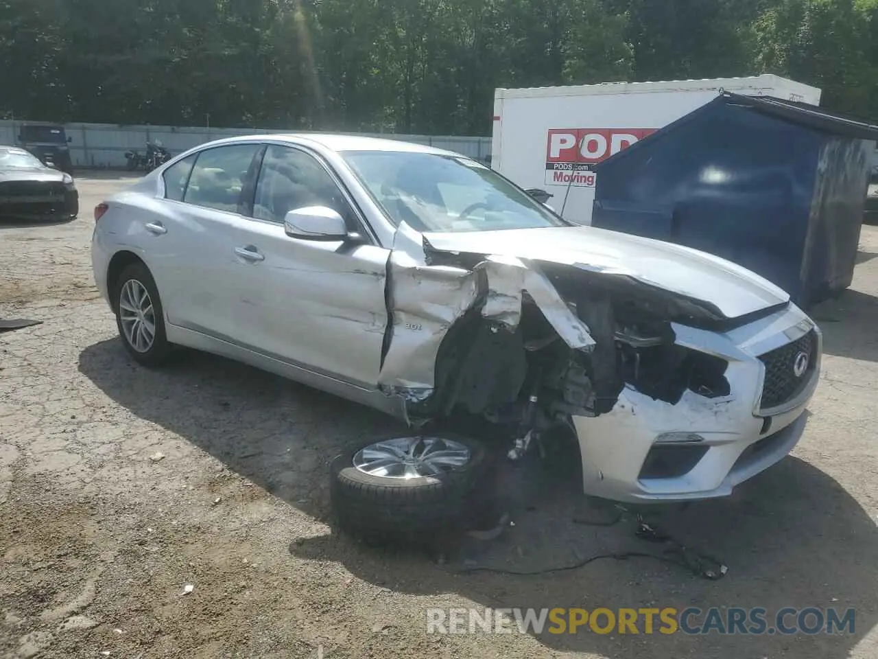 4 Photograph of a damaged car JN1EV7AP6LM207293 INFINITI Q50 2020