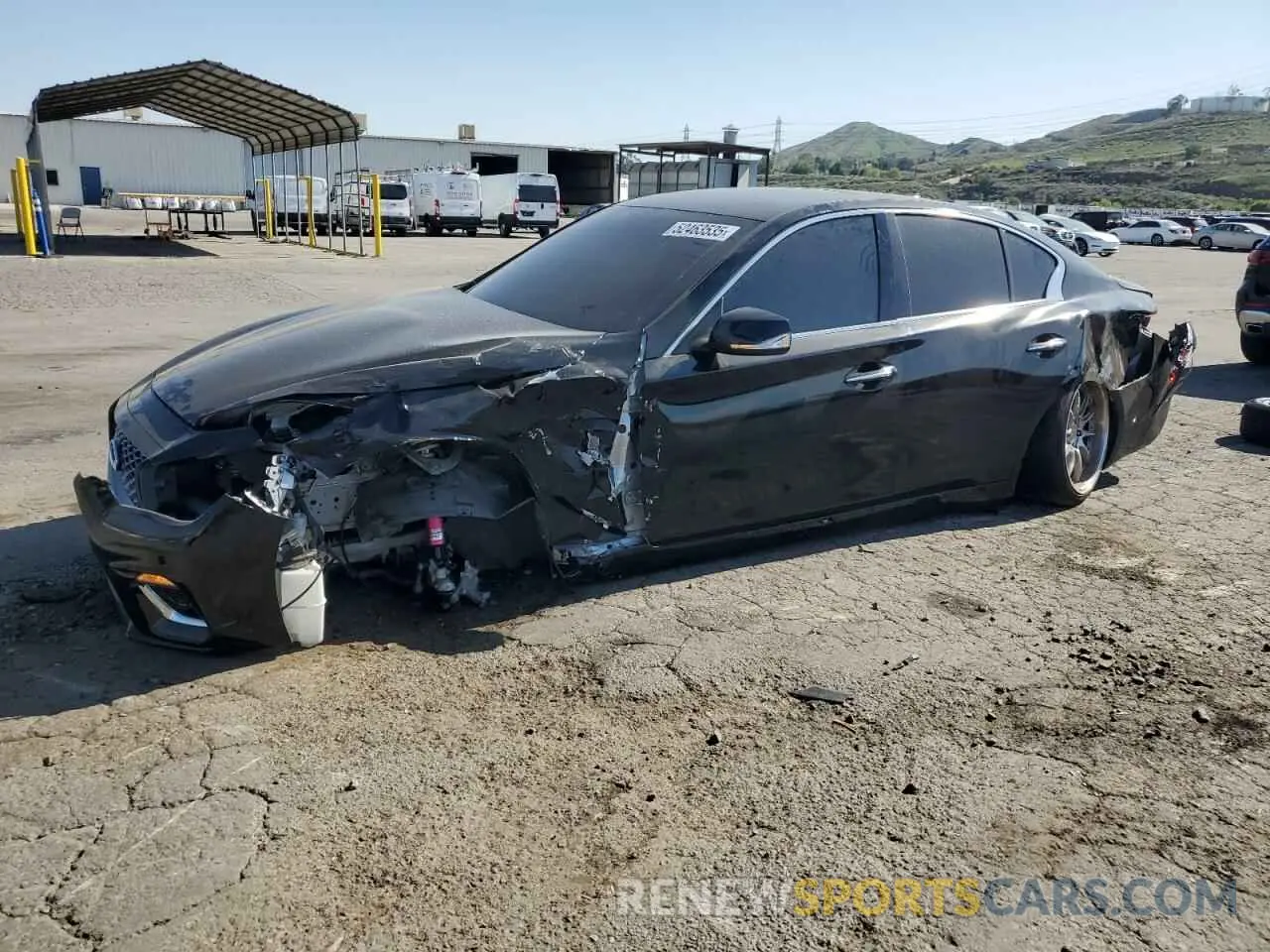 1 Photograph of a damaged car JN1EV7AP7LM202944 INFINITI Q50 2020