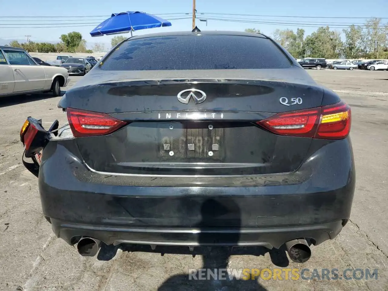 6 Photograph of a damaged car JN1EV7AP7LM202944 INFINITI Q50 2020