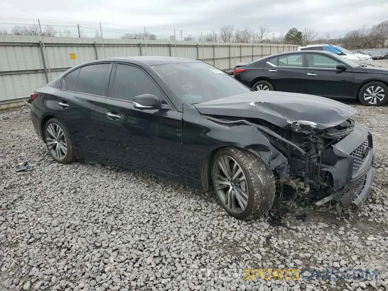 4 Photograph of a damaged car JN1EV7AP7LM205102 INFINITI Q50 2020