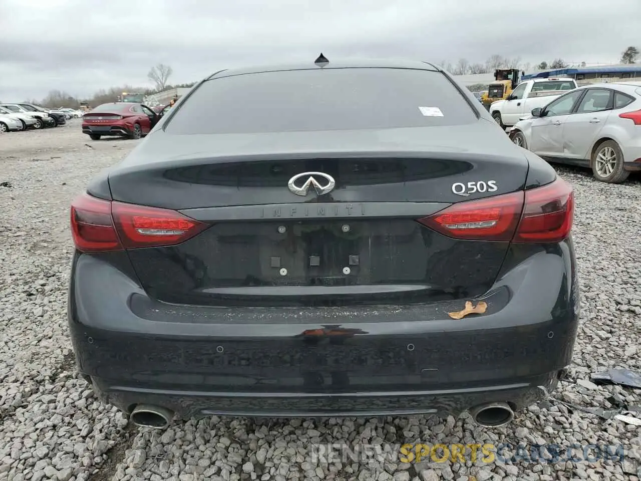 6 Photograph of a damaged car JN1EV7AP7LM205102 INFINITI Q50 2020