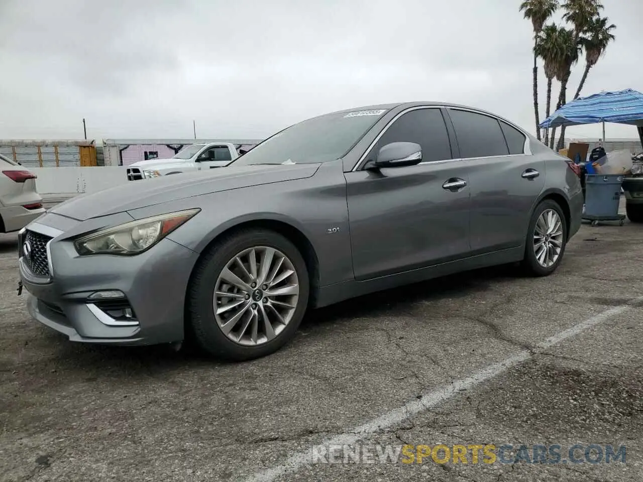 1 Photograph of a damaged car JN1EV7AP7LM206136 INFINITI Q50 2020