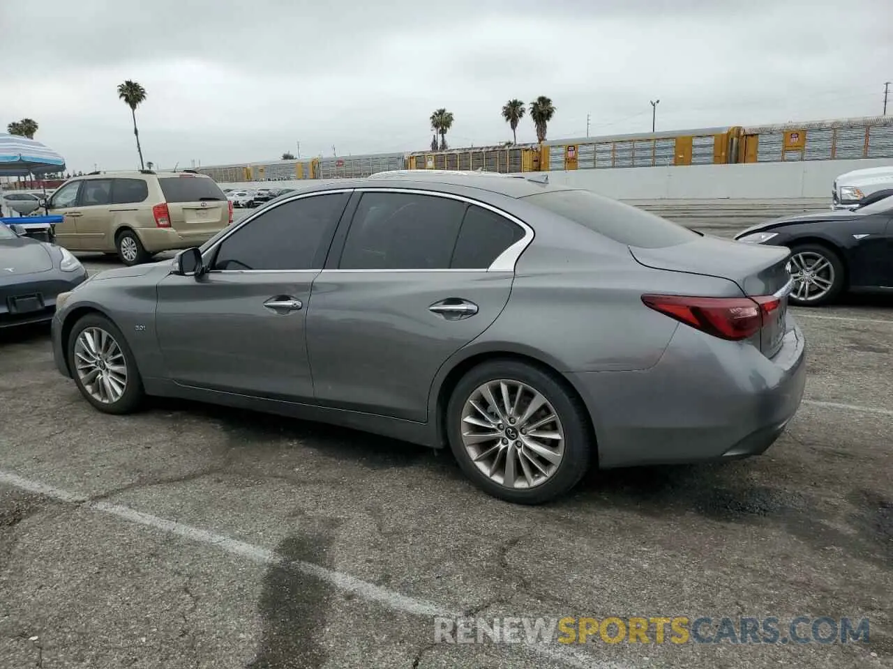 2 Photograph of a damaged car JN1EV7AP7LM206136 INFINITI Q50 2020