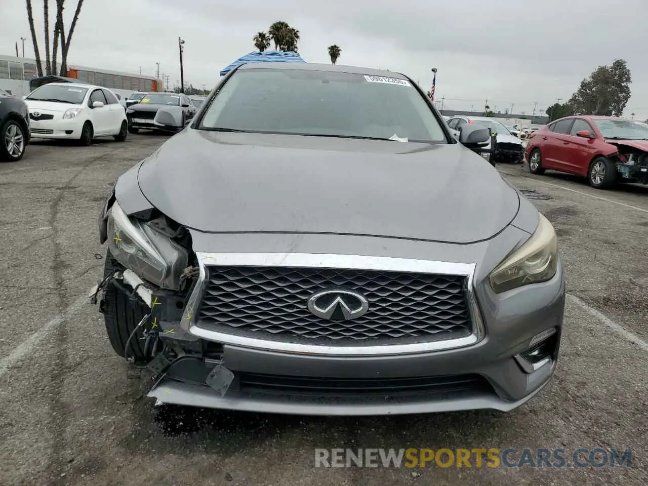 5 Photograph of a damaged car JN1EV7AP7LM206136 INFINITI Q50 2020