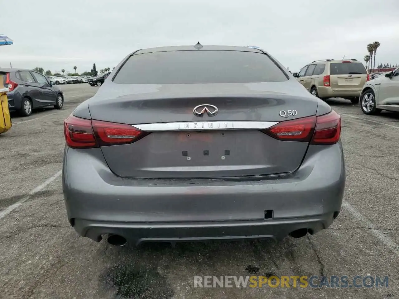 6 Photograph of a damaged car JN1EV7AP7LM206136 INFINITI Q50 2020