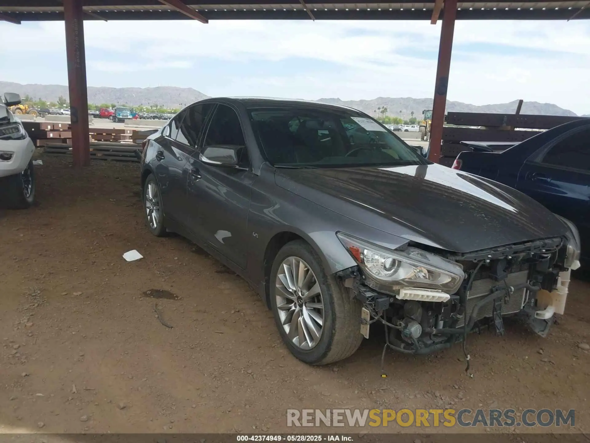 1 Photograph of a damaged car JN1EV7AP7LM208498 INFINITI Q50 2020