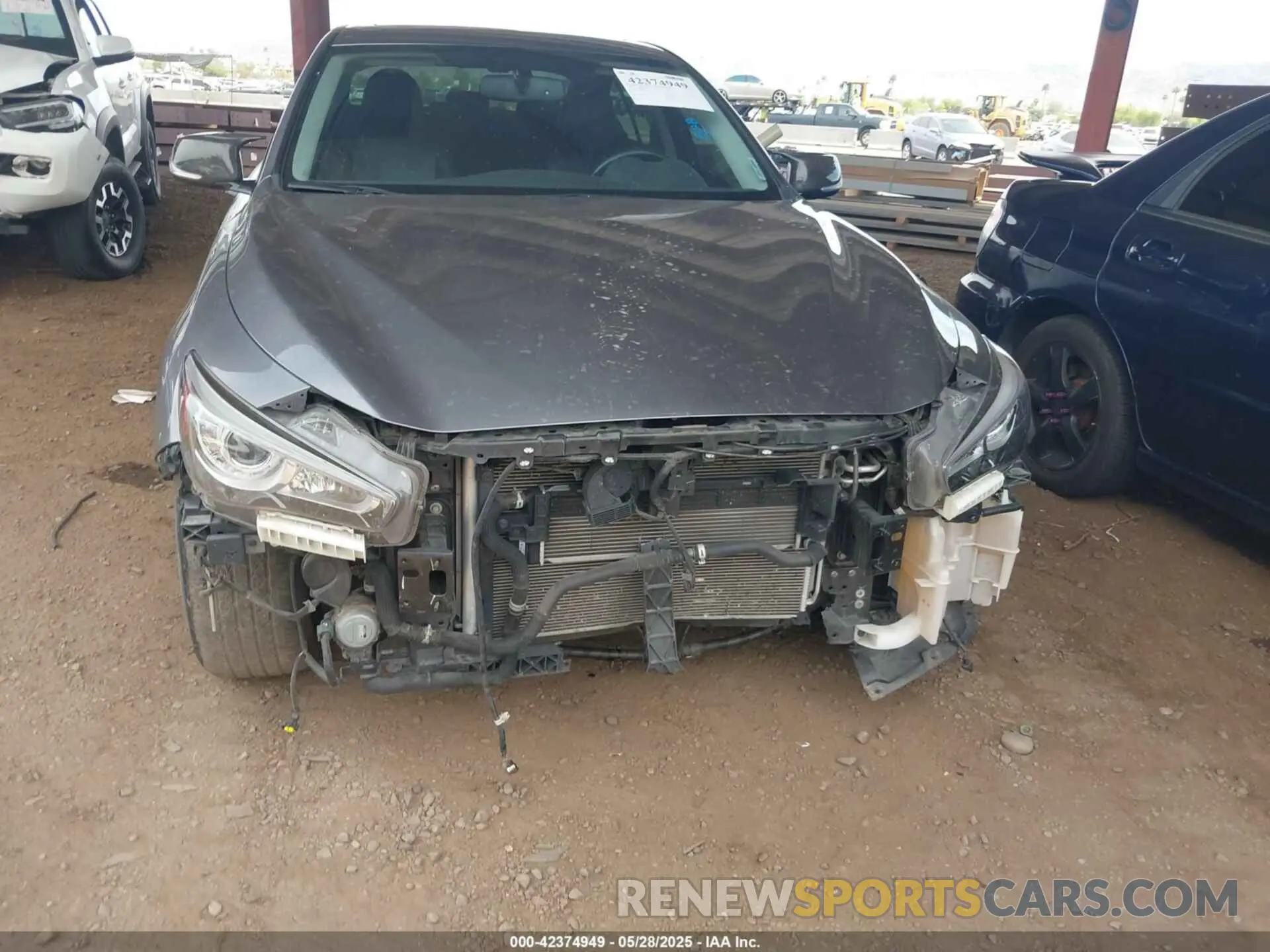 6 Photograph of a damaged car JN1EV7AP7LM208498 INFINITI Q50 2020