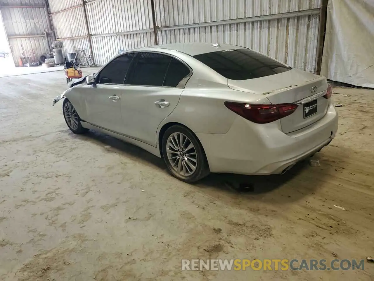 2 Photograph of a damaged car JN1EV7AP8LM205853 INFINITI Q50 2020