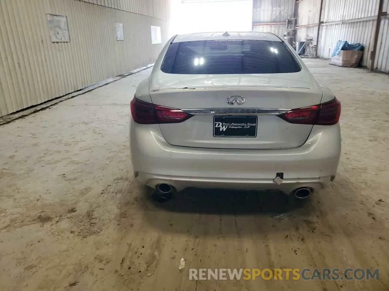 6 Photograph of a damaged car JN1EV7AP8LM205853 INFINITI Q50 2020