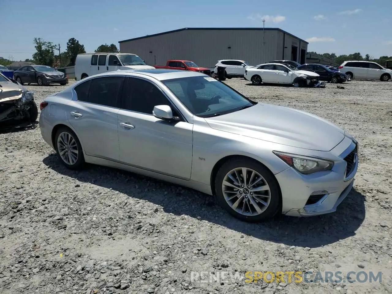 4 Photograph of a damaged car JN1EV7AP8LM206579 INFINITI Q50 2020