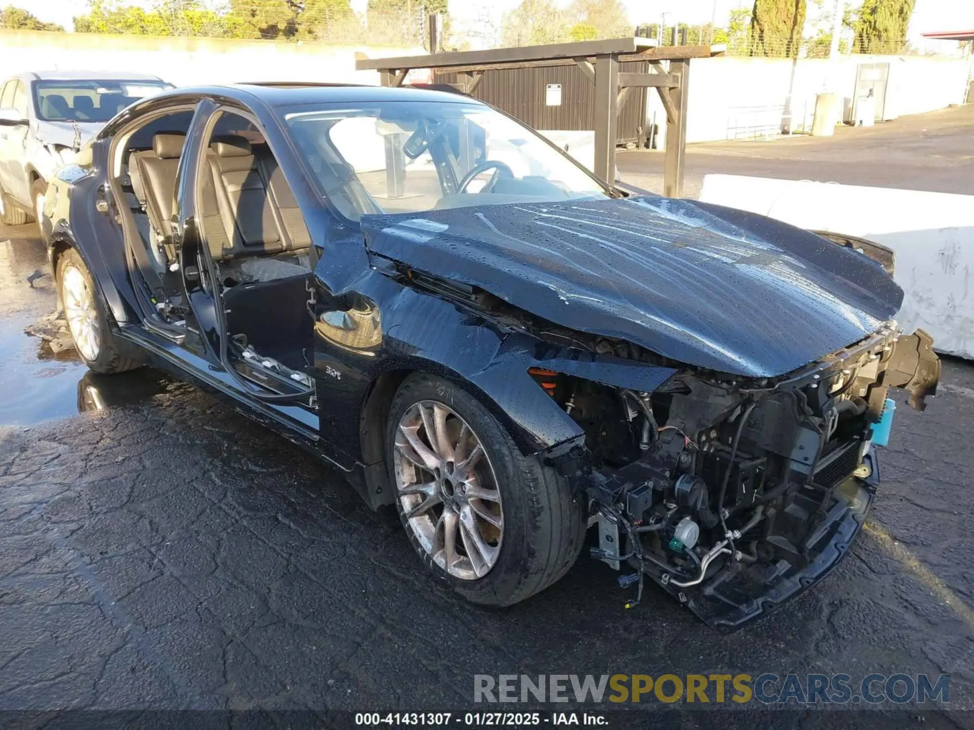 1 Photograph of a damaged car JN1EV7AP9LM203187 INFINITI Q50 2020