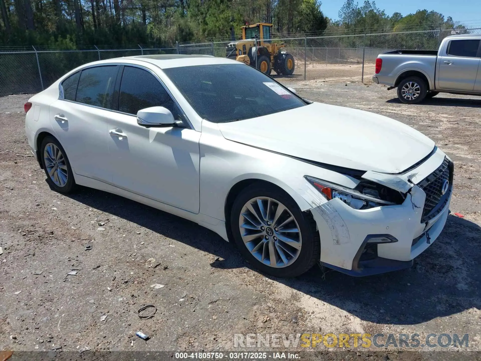 1 Photograph of a damaged car JN1EV7AP9LM203755 INFINITI Q50 2020