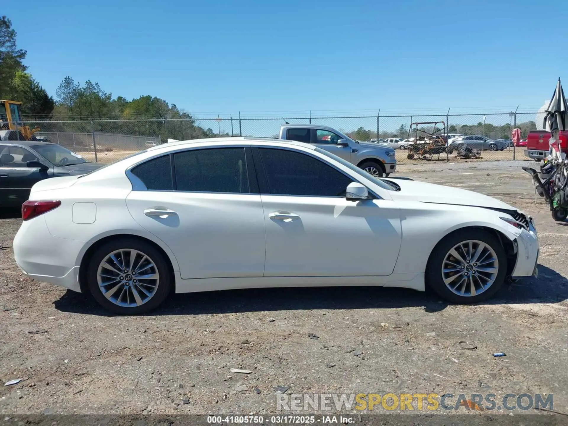 13 Photograph of a damaged car JN1EV7AP9LM203755 INFINITI Q50 2020