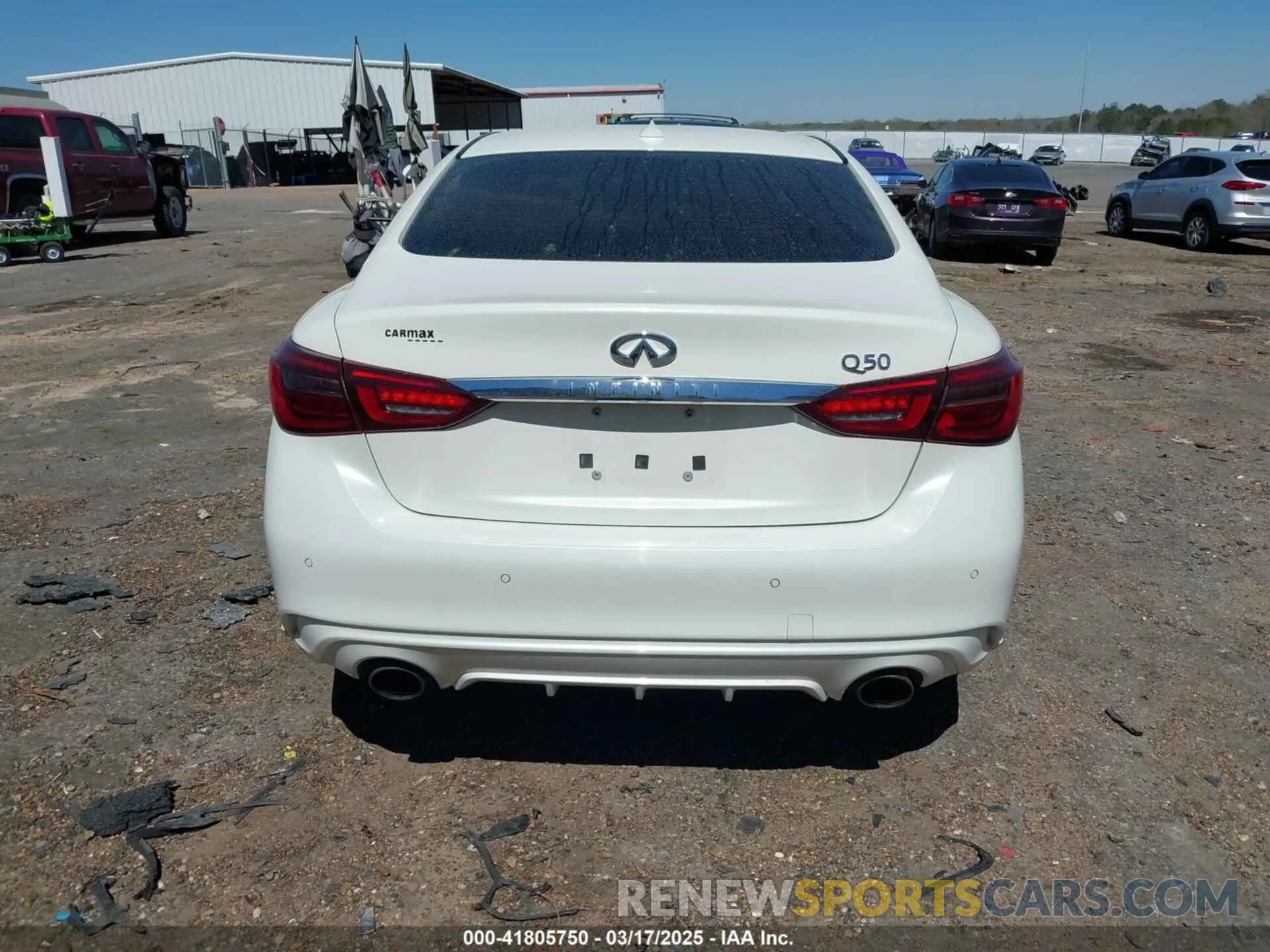 16 Photograph of a damaged car JN1EV7AP9LM203755 INFINITI Q50 2020