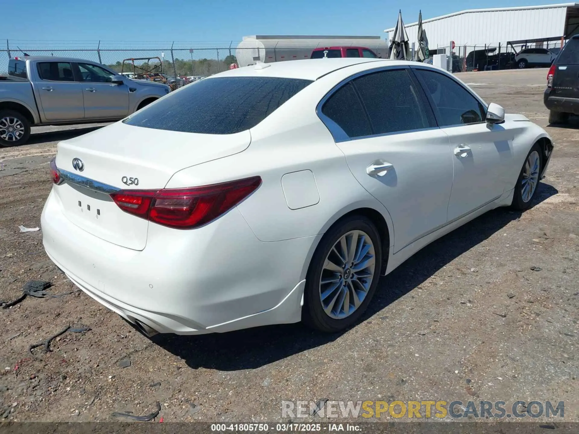 4 Photograph of a damaged car JN1EV7AP9LM203755 INFINITI Q50 2020