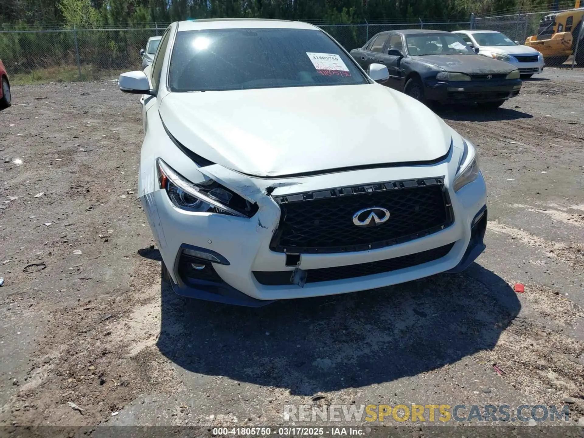 6 Photograph of a damaged car JN1EV7AP9LM203755 INFINITI Q50 2020