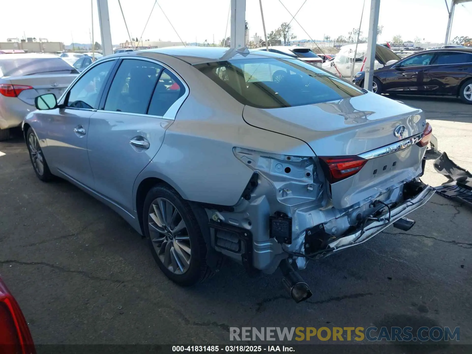3 Photograph of a damaged car JN1EV7AP9LM203769 INFINITI Q50 2020