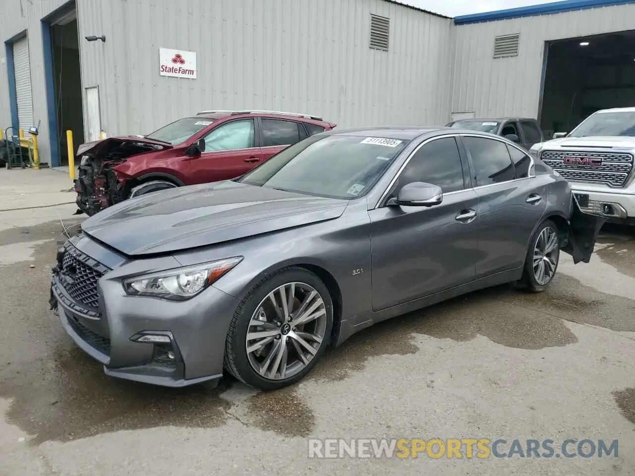 1 Photograph of a damaged car JN1EV7AP9LM205019 INFINITI Q50 2020