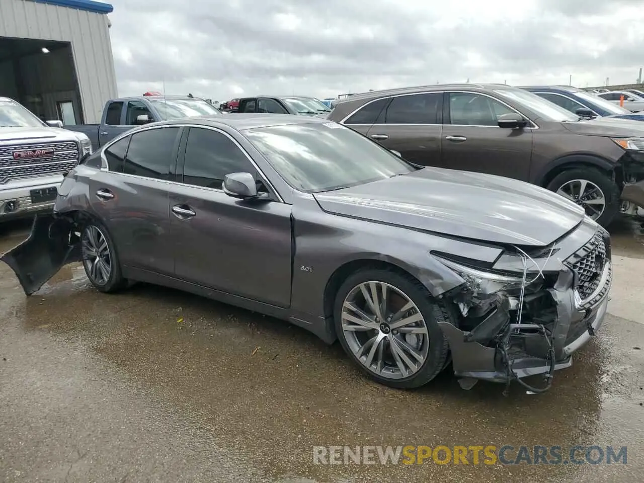 4 Photograph of a damaged car JN1EV7AP9LM205019 INFINITI Q50 2020