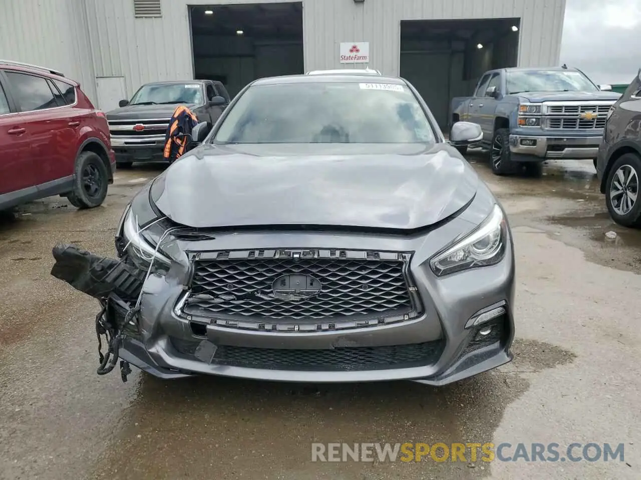 5 Photograph of a damaged car JN1EV7AP9LM205019 INFINITI Q50 2020