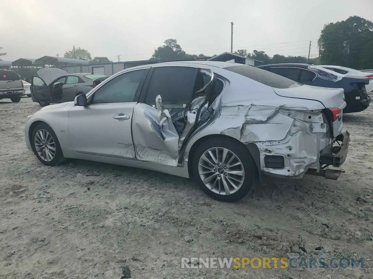 2 Photograph of a damaged car JN1EV7AP9LM206686 INFINITI Q50 2020