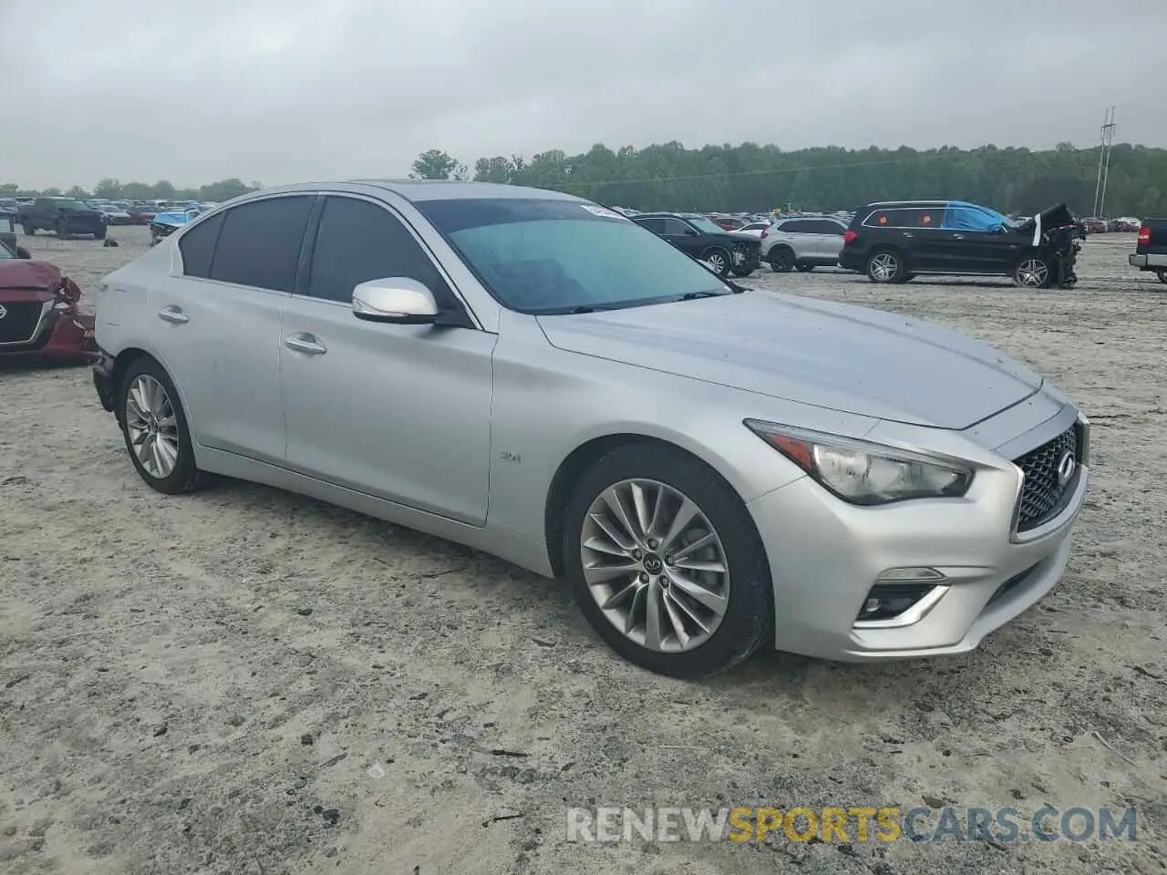 4 Photograph of a damaged car JN1EV7AP9LM206686 INFINITI Q50 2020