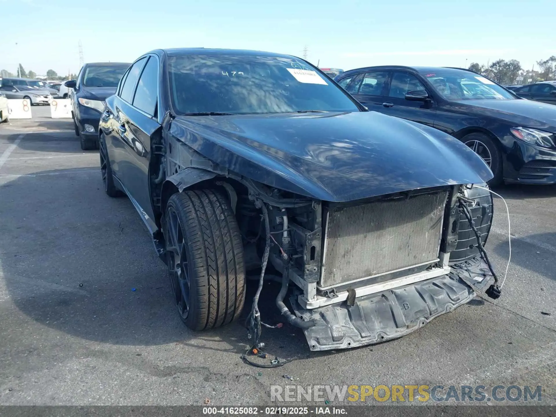 1 Photograph of a damaged car JN1EV7AP9LM207983 INFINITI Q50 2020
