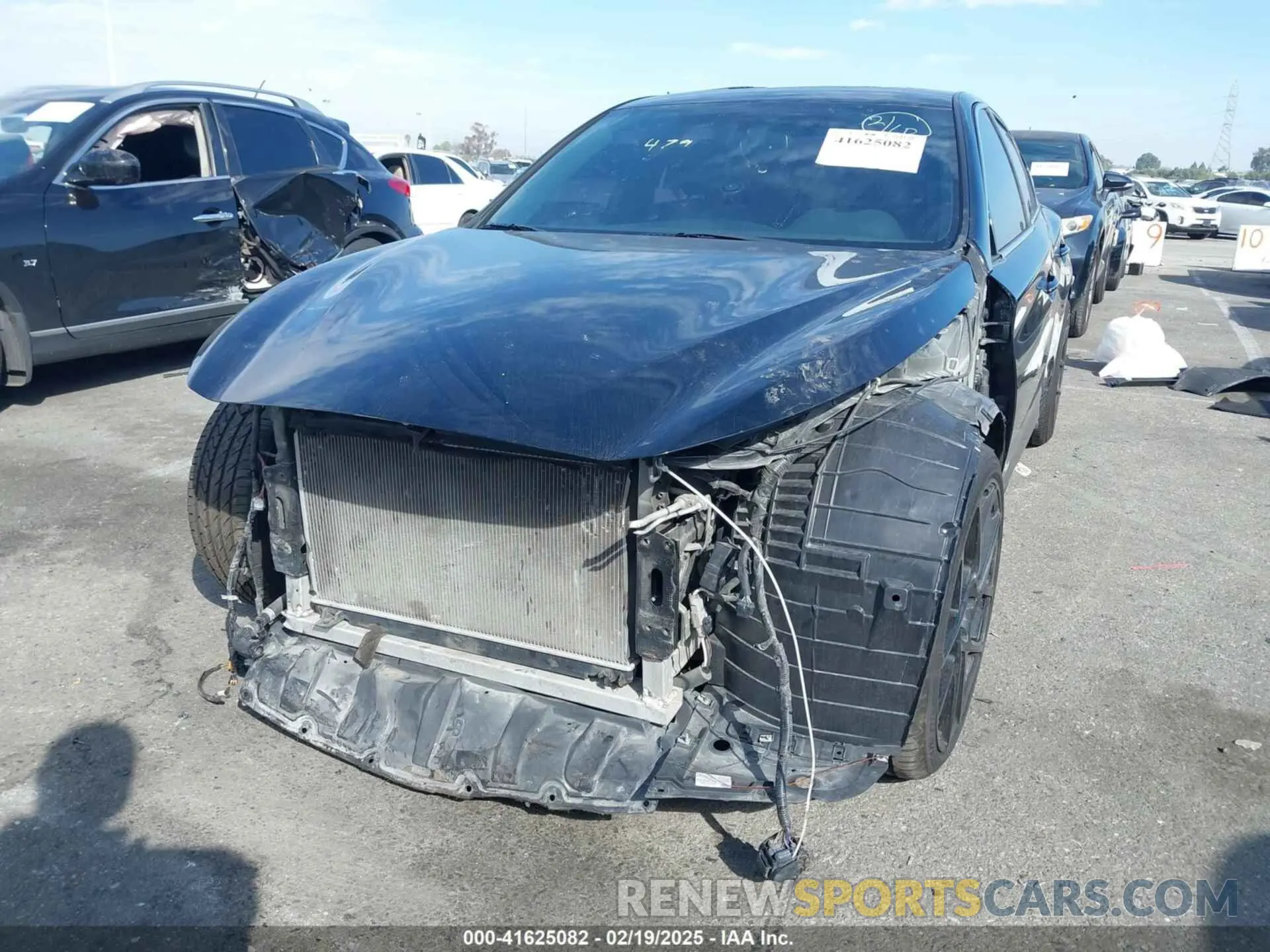 2 Photograph of a damaged car JN1EV7AP9LM207983 INFINITI Q50 2020